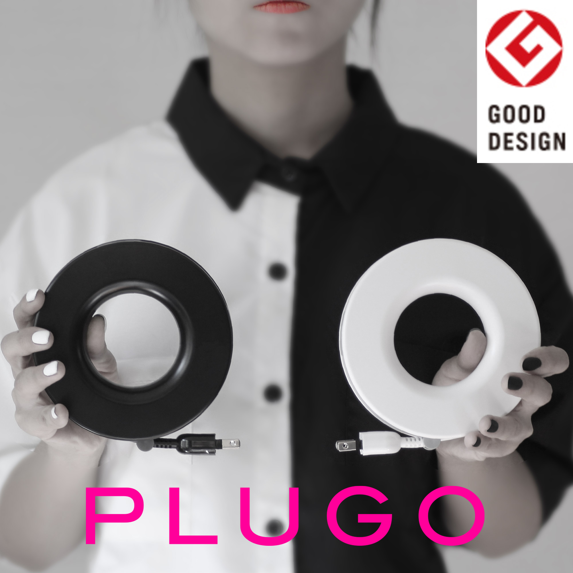 PLUGO（プラゴ） ドーナツ型電源タップ 7色 3口 2.5m